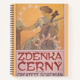 Zdenka Cerny poster av Alphonse Mucha
