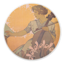 Zdenka Cerny poster av Alphonse Mucha