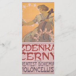 Zdenka Cerny poster av Alphonse Mucha Meny