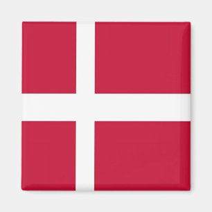 zDK001 DANISH FLAGGA, Danmark, Fridge Magnet