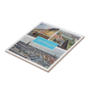 zDK003 COPENHAGEN Danmark Kakelplatta