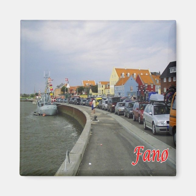 zDK011 FANO Sjöfront Frisian Islands - Danmark - Magnet (Framsidan)