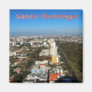 zDO008 SANTO DOMINGO, Dominikanska republiken, Fri Magnet