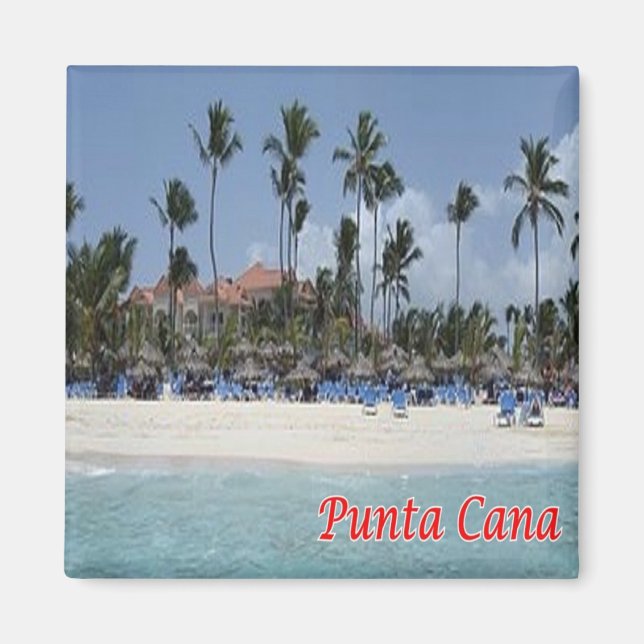 zDO016 PUNTA CAN, Dominikanska republiken, Fridge Magnet (Framsidan)