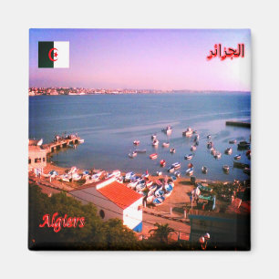 zDZ004 ALGERI, Algeriet, Afrika, Fridge Magnet