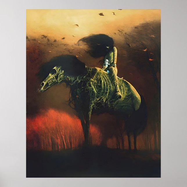 Zdzislaw Beksinski art style Poster (Framsidan)
