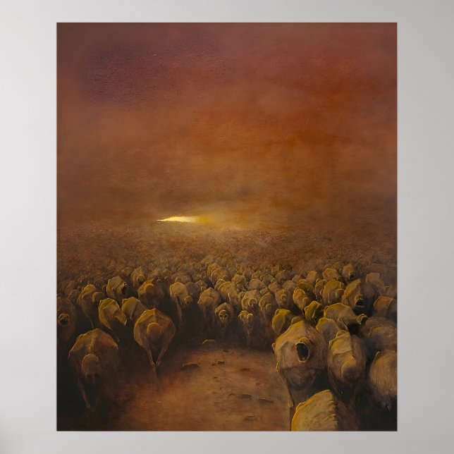 Zdzislaw Beksinski konststil Poster (Framsidan)