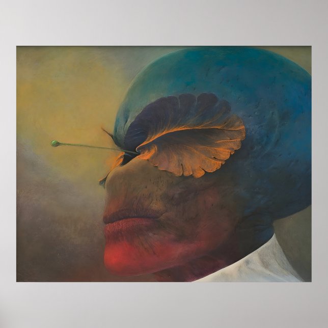 Zdzislaw Beksinski målning Poster (Framsidan)