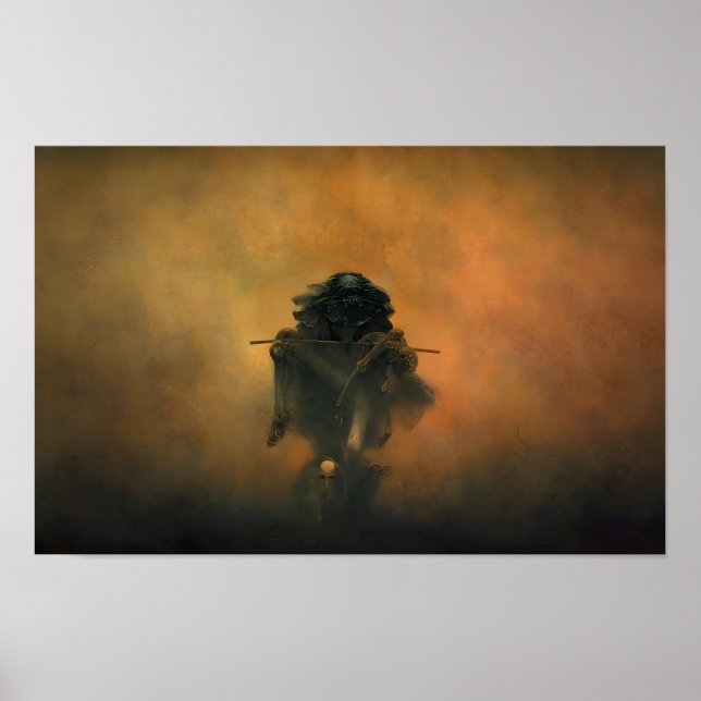 Zdzislaw Beksinski-målning Poster (Framsidan)