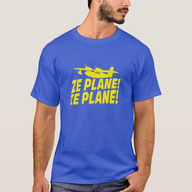 Ze flygplan, Ze flygplan - fantasiö Tee Shirt (Framsida)