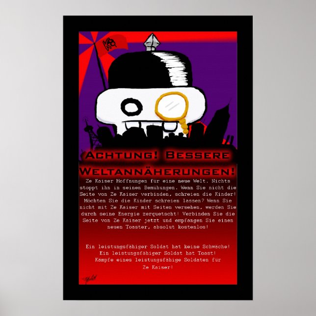 Ze Kaiser Poster (Framsidan)