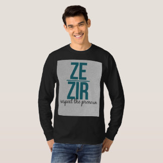 Ze Zir pronomenskjorta Tee Shirt