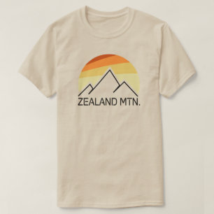 "Zealand Mountain New Hampshire Retro" T Shirt