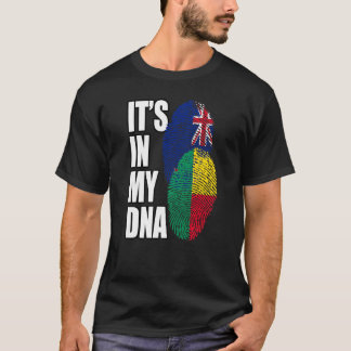 Zealändare och Beninsk Mix DNA Flagga Arv T Shirt