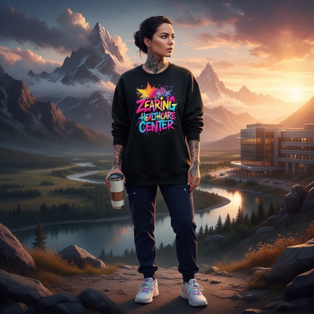 Zearing Healthcare Graffiti  T Shirt (Skapare uppladdad)