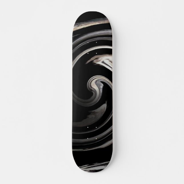 Zebara Swirl Skateboard Bräda 20 Cm (Framsida)