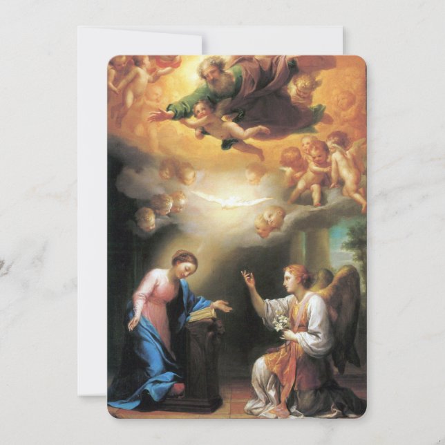 Zebedaios son Annunciation av Anton Raphael Mengs (Framsida)