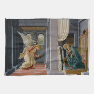 Zebedaios sonens bebådelse av Sandro Botticelli Kökshandduk