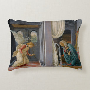 Zebedaios sonens bebådelse av Sandro Botticelli Prydnadskudde