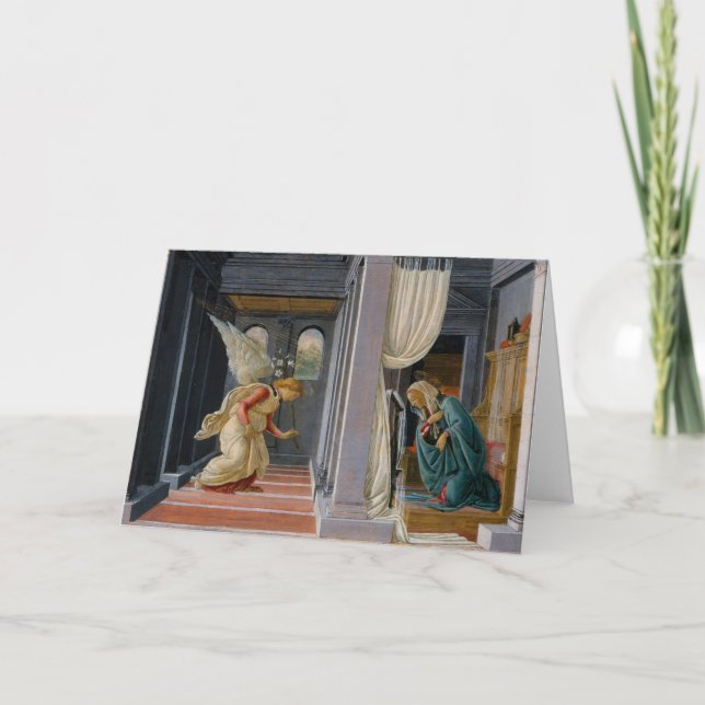 Zebedaios sonens besök av Sandro Botticelli Kort (Framsida)
