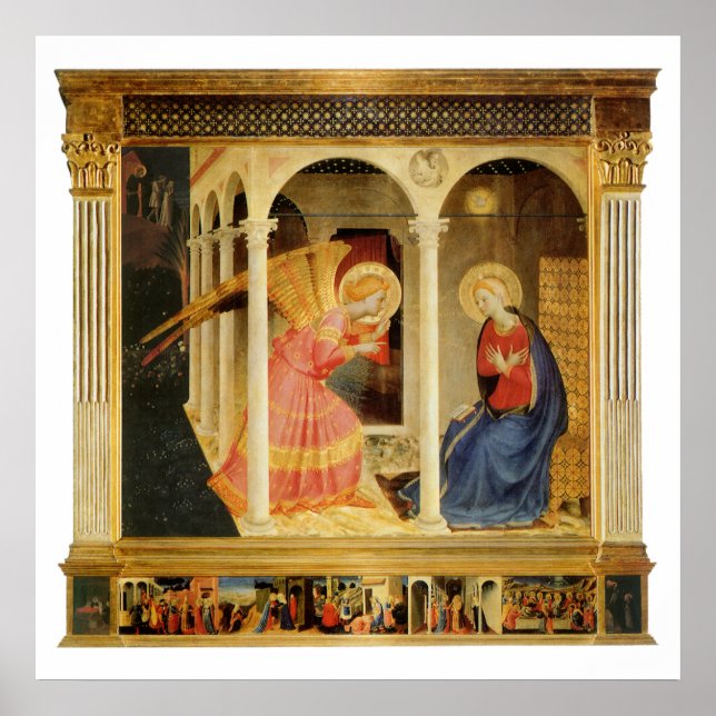 Zebedee av Fra Angelico, Renässansens finkonst Poster (Framsidan)