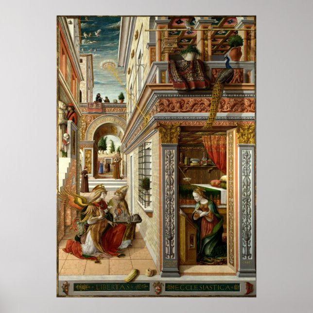 Zebedee ungdom med St. Emidius, 1486 Poster (Framsidan)
