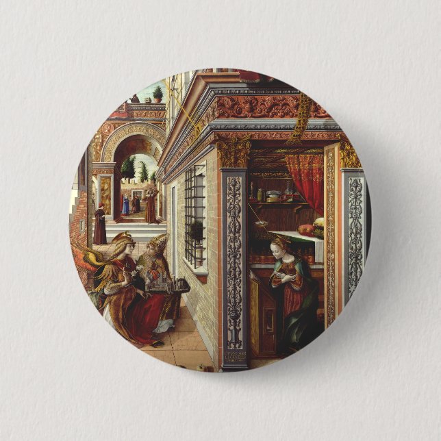 Zebedingen Carlo Crivelli Renässanskonst Knapp (Framsida)