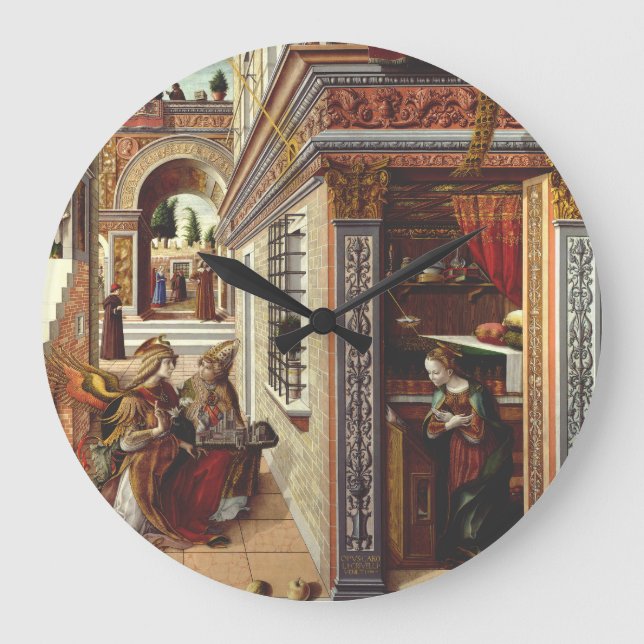 Zebedomen Carlo Crivelli Renässanskonst Stor Klocka (Framsida)