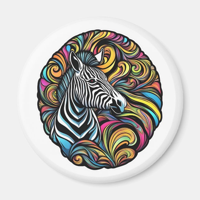 Zebra 1 magnet (Framsidan)