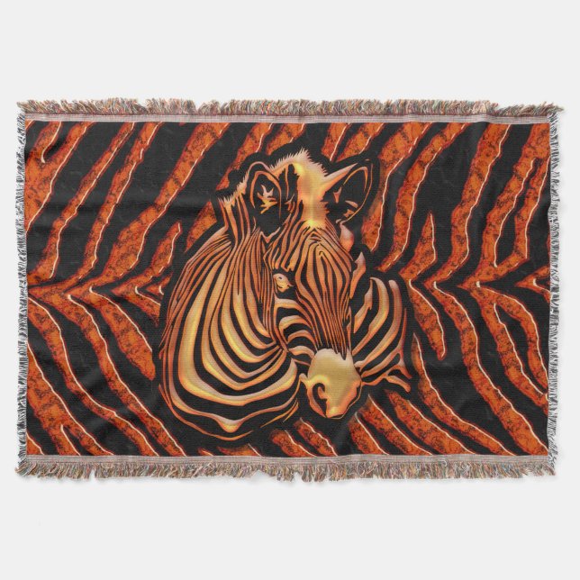 Zebra 2A Throw Blanket Filt (Framsidan)