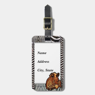 Zebra 3 Luggage Tag Bagagebricka
