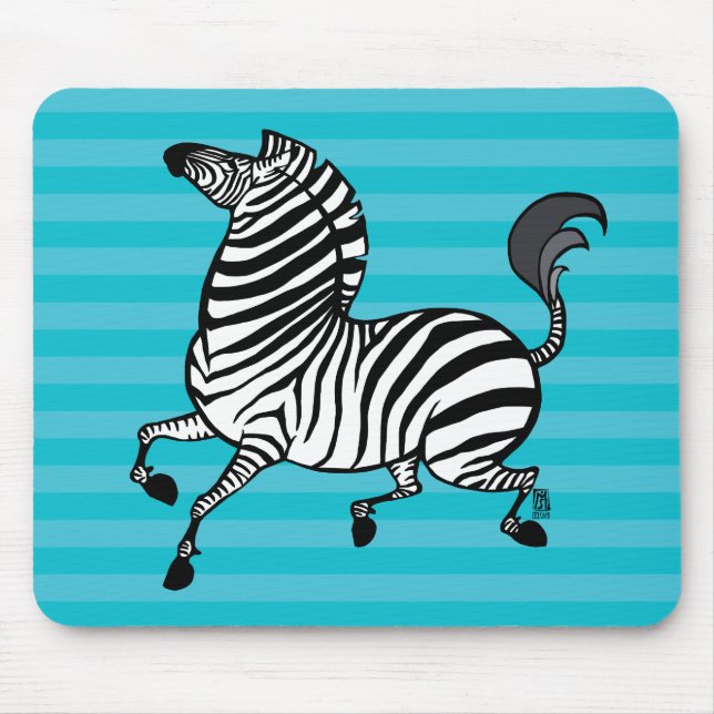 Zebra 3 Mousepad Musmatta (Framsidan)