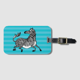 Zebra 4 Luggage Tag Bagagebricka