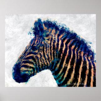 Zebra 4 poster