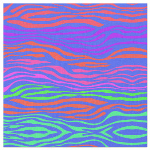 Zebra Abstrakt Tyg