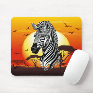 Zebra African Savanna Vild Animal Musmatta