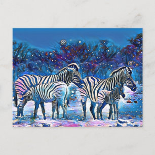 Zebra afrika namibia natur vykort