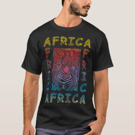 Zebra - Afrikans bakgrund T Shirt