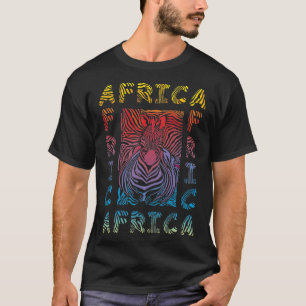 Zebra - Afrikans bakgrund T Shirt