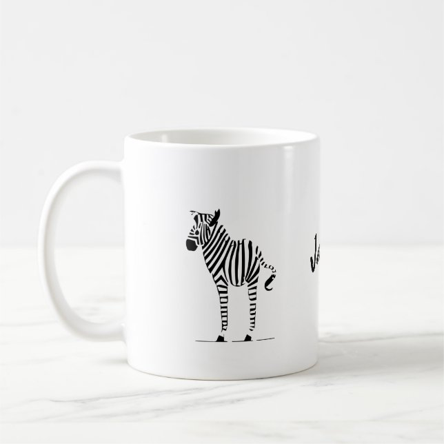 Zebra Älskare Gifts Kaffemugg (Vänster)