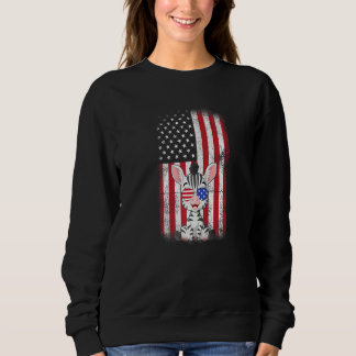 Zebra American Flagga Boys Girls Manar Women Fjärd T Shirt
