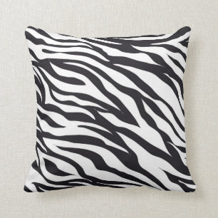 Zebra Animal Print dekorativ kudde
