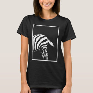 Zebra Animal Print för Zebra Graphic Zebra tryck T Shirt