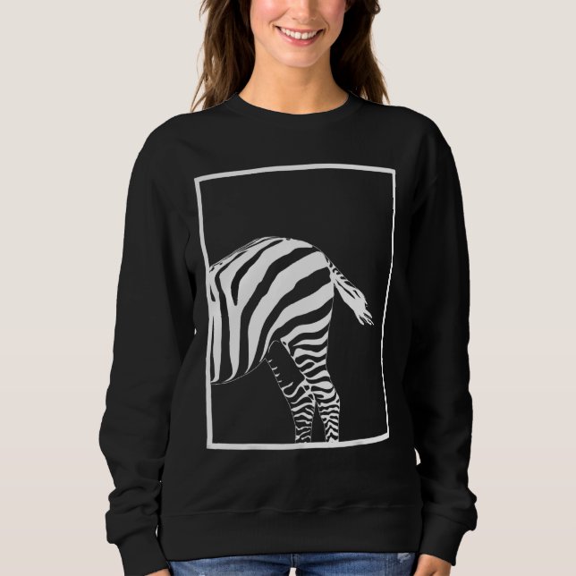 Zebra Animal Print för Zebra Graphic Zebra tryck T Shirt (Framsida)