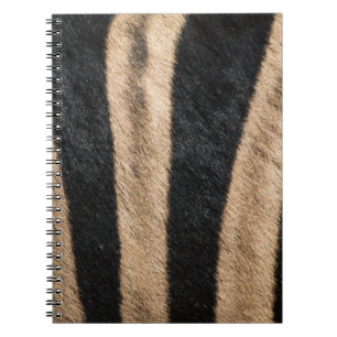 ZEBRA ANIMAL PRINT RAND ANTECKNINGSBOK