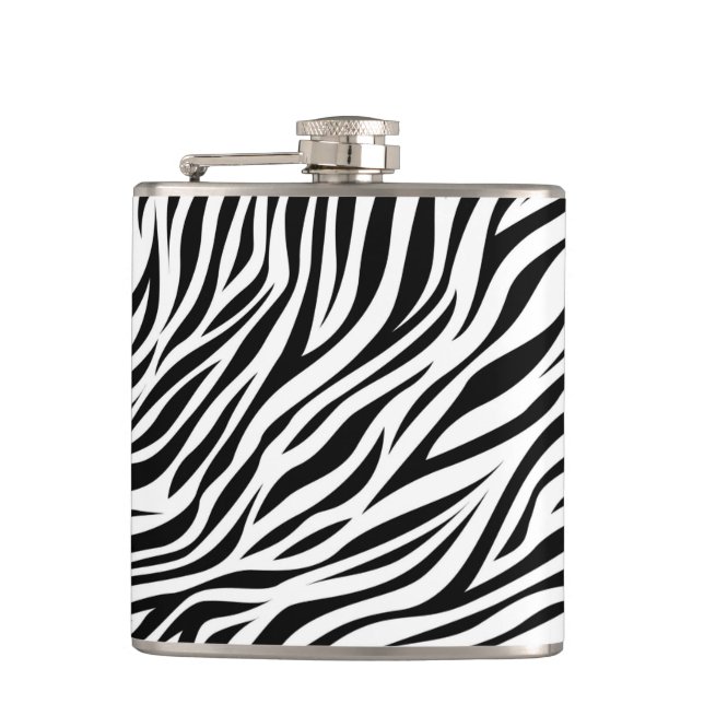Zebra Animal Skin Print Mönster-15391 Fickplunta (Framsidan)