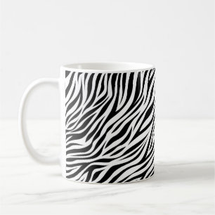 Zebra Animal Skin Print Mönster-15391 Kaffemugg