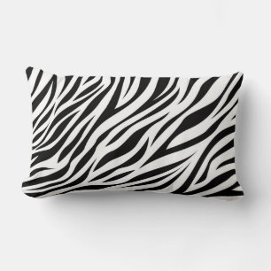 Zebra Animal Skin Print Mönster-15391 Lumbarkudde
