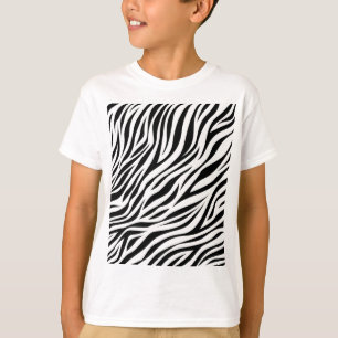 Zebra Animal Skin Print Mönster-15391 T Shirt