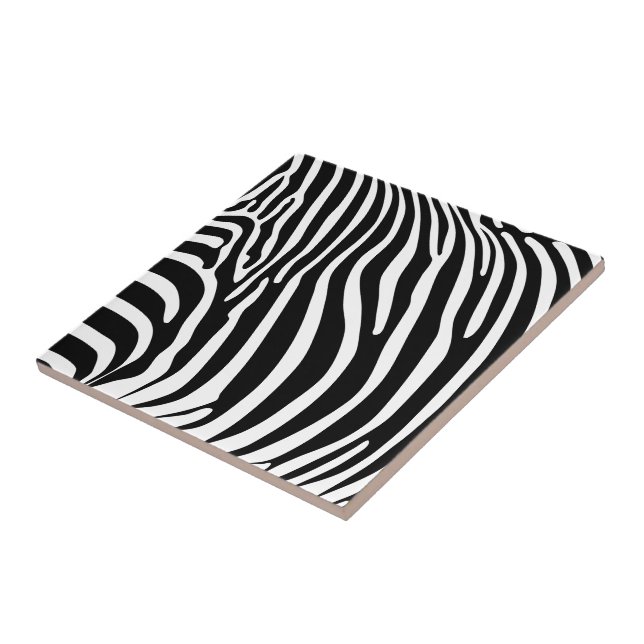 Zebra Animalprint Kakelplatta (Sidan)